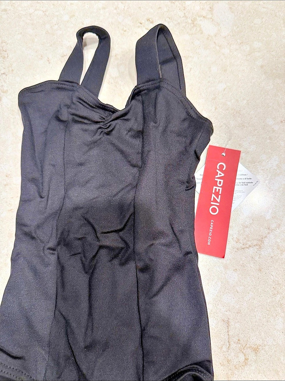 Capezio Studio Collection Wide Strap Camisole Leotard - Girls Size Small